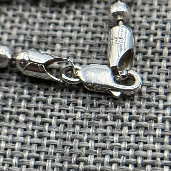 Vintage Sterling silver bracelet Italy #046 - Picture 4 of 8